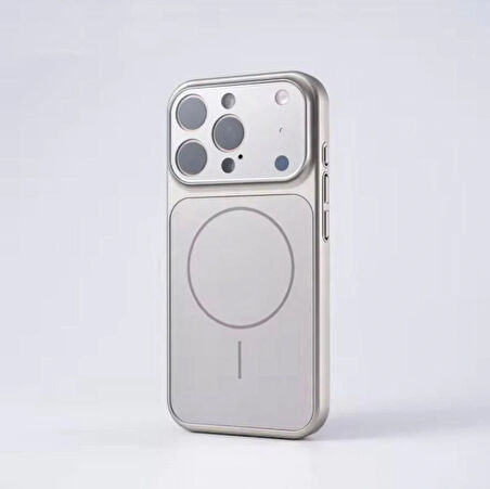 Apple iPhone 17 Pro Uyumlu MagSafe Kılıf Kamera Lens Korumalı Kapak