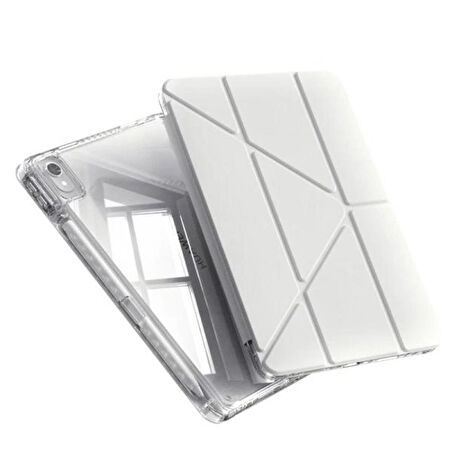 Apple iPad 7/8/9 Nesil Uyumlu Uyku Modu Kalemlik Bölmeli 3 Katlamalı Kılıf