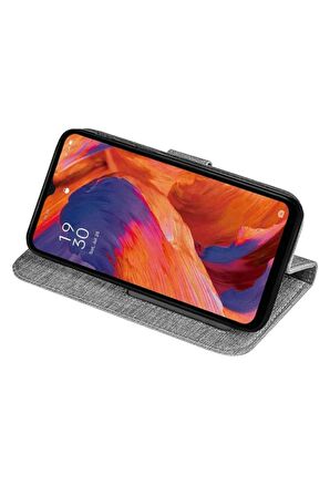 General Mobile GM5 Plus Kartvizitli Cüzdan Kılıf