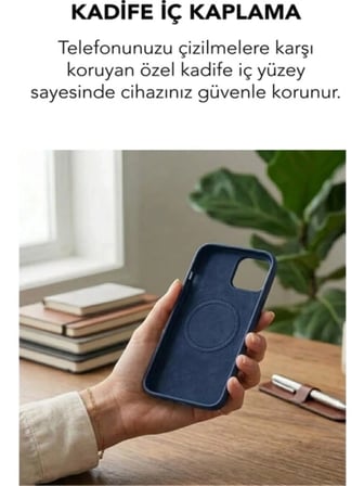 Apple iPhone 15 Uyumlu Magsafe Lansman Silikon Kılıf