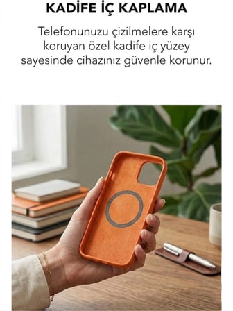 Apple iPhone 15 Uyumlu Magsafe Lansman Silikon Kılıf