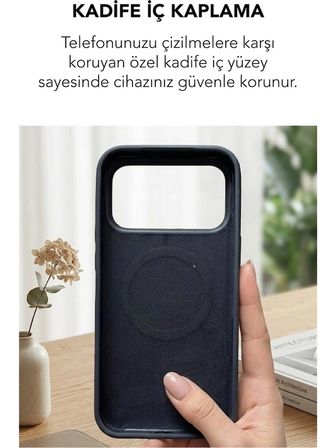Apple iPhone 17 Pro Max Uyumlu Magsafe Lansman Silikon Kılıf
