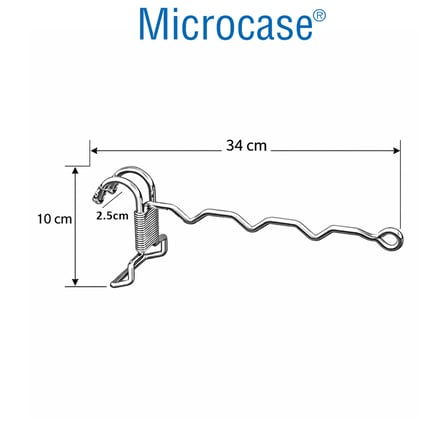 Microcase Pratik Metal Kurutmalık ve Genel Kullanım Askılığı AL5718