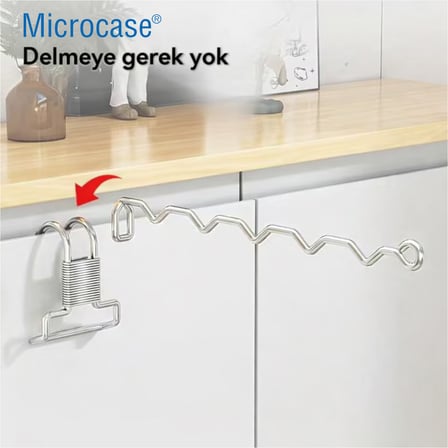 Microcase Pratik Metal Kurutmalık ve Genel Kullanım Askılığı AL5718