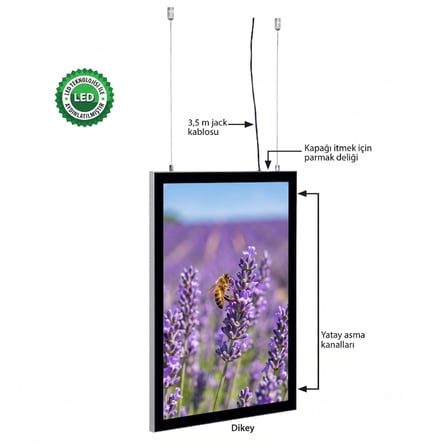 Magneco Ledbox Çift Taraflı İşıklı Çerçeve B1