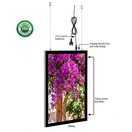 Magneco Ledbox Çift Taraflı Işıklı Çerçeve B2