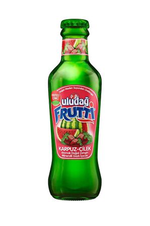 Uludağ Frutti Karpuz Çilek Aromalı Maden Suyu 200 Ml X 24 Adet