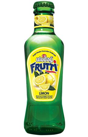 Uludağ Frutti Limon Aromalı Maden Suyu 200 Ml X 24 Adet