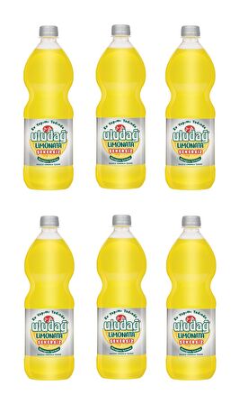 Uludağ Limonata Şekersiz 1 Lt X 6 Adet