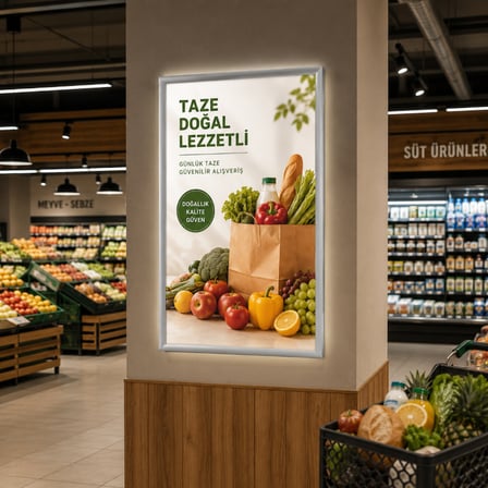 Buy Max Ledbox Tek Taraflı Işıklı Çerçeve B2