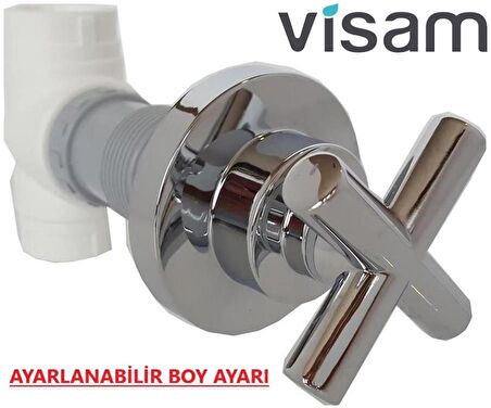 VİSAM YILDIZ ANKASTRE ARA KESME VALFİ PPRC 20MM