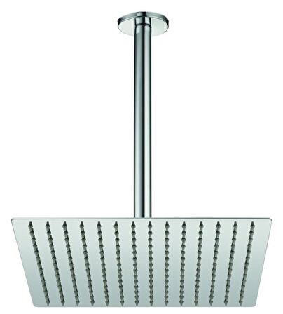 GPD Ankastre Duş Başlığı Kare Slim Metal 30x30 cm ADS21