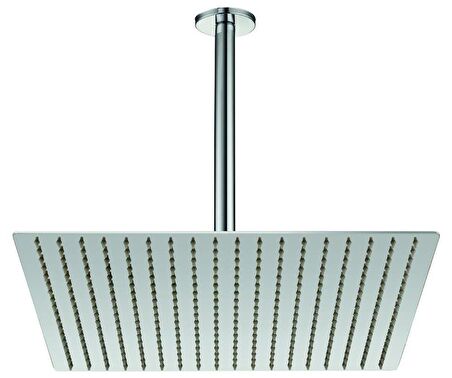GPD Ankastre Duş Başlığı Kare Slim Metal 40x40 cm ADS23