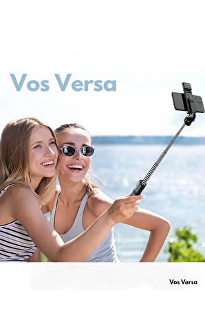 Led Işıklı Tripod Selfie Çubuğu Kablosuz Bluetooth Ile Uzaktan Kumanda ULS1001