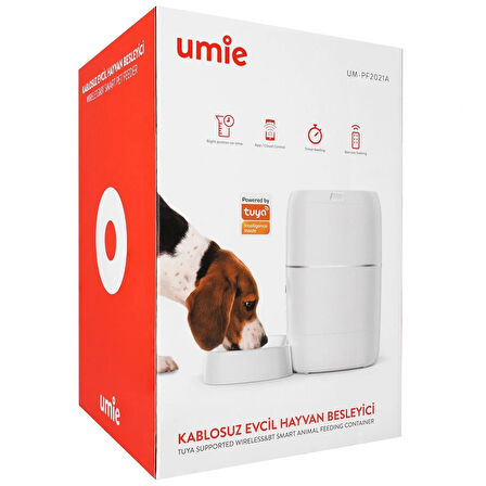 Otomatik Akıllı Mama Kabı Wifi Uzaktan Kontrol Hayvan Dostlarınız İçin