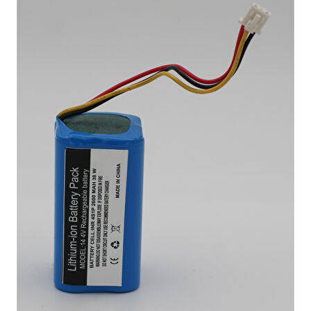 Homend Alex Laser Pro 1282H Robot Süpürge 2600 mAh 14.4 V  Batarya – Orjinal Uyumlu Uzun Ömürlü, Yüksek Performans Pil