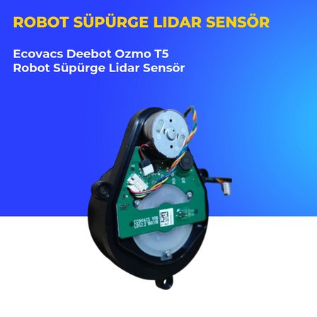 Ecovacs Deebot Ozmo T5 Robot Süpürge Lidar Sensör