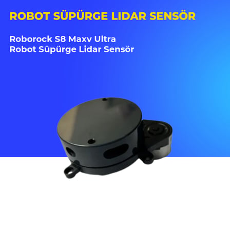 Roborock S8 Maxv Ultra Robot Süpürge Lidar Sensör