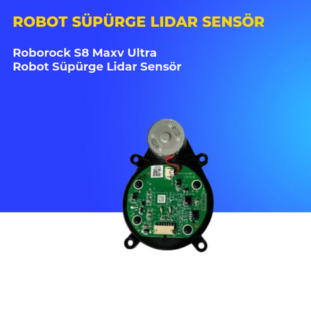 Roborock S8 Maxv Ultra Robot Süpürge Lidar Sensör