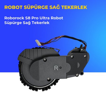 Roborock S8 Pro Ultra Robot Süpürge Sağ Tekerlek