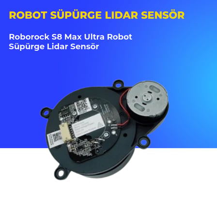 Roborock S8 Max Ultra Robot Süpürge Lidar Sensör