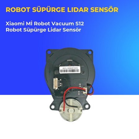 Xiaomi Mİ Robot Vacuum S12 Robot Süpürge Lidar Sensör