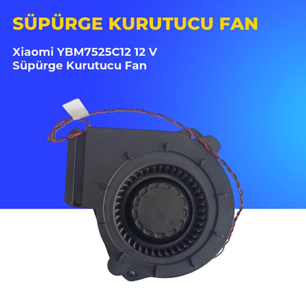 Xiaomi YBM7525C12 12 V Süpürge Kurutucu Fan