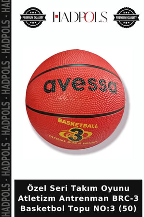 Özel Seri Takım Oyunu Atletizm Antrenman BRC-3 Basketbol Topu NO:3 (50)