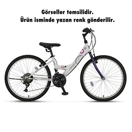Ümit 2400 Colorado Kadın Dağ Bisikleti 357H V 24 Jant 21 Vites Nardo Mor