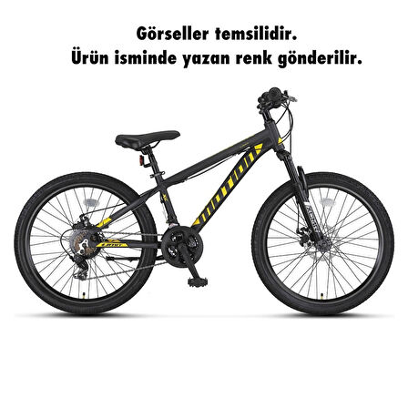 Ümit 2478  Motıon 2D Disk fren Erkek Bisikleti 24 Jant 21 Vites Siyah mavi