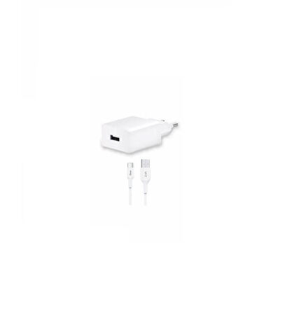 Type-C USB Kablo Ve Adaptör 2.4A Ev Tipi Şarj Aleti