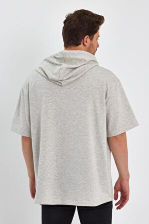 ALEXANDERGARDİ KAPÜŞONLU OVERSİZE T-SHİRT (UN-0098)