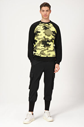 ALEXANDERGARDI KAMUFLAJ DESENLİ SWEATSHİRT (UN-14591)