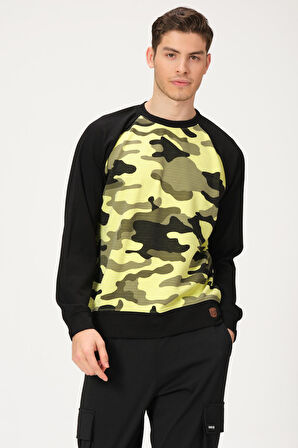 ALEXANDERGARDI KAMUFLAJ DESENLİ SWEATSHİRT (UN-14591)