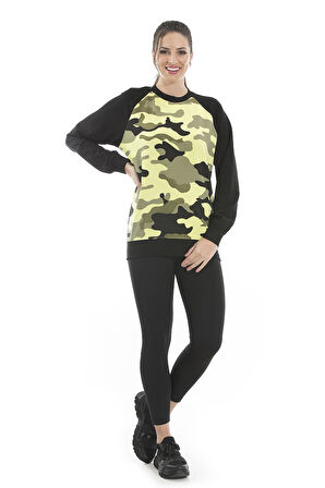 ALEXANDERGARDI KAMUFLAJ DESENLI SWEATSHİRT (UN-14591)
