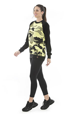 ALEXANDERGARDI KAMUFLAJ DESENLI SWEATSHİRT (UN-14591)