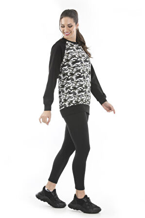 ALEXANDERGARDI KAMUFLAJ DESENLI SWEATSHİRT (UN-14591)