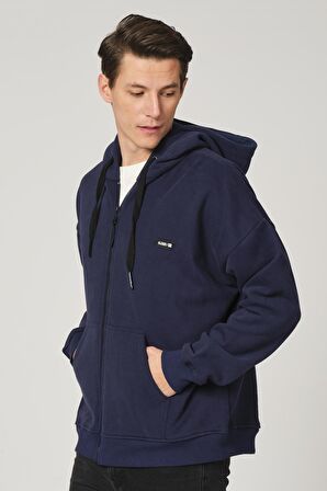 ALEXANDERGARDI FERMUARLI KAPÜŞONLU SWEATSHİRT (UN-501403)