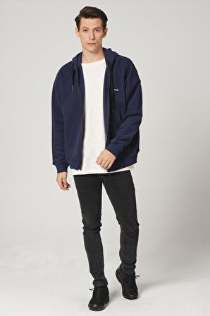 ALEXANDERGARDI FERMUARLI KAPÜŞONLU SWEATSHİRT (UN-501403)