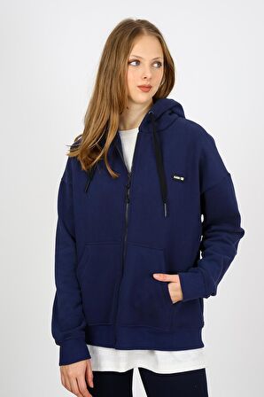 ALEXANDERGARDI FERMUARLI KAPÜŞONLU SWEATSHİRT (B22-75300)