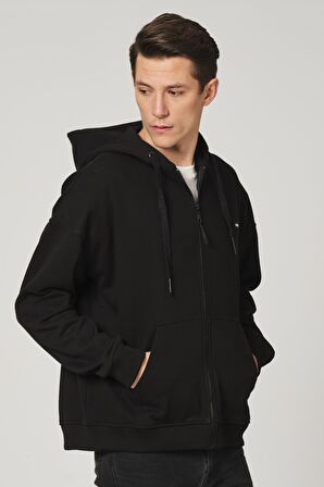 ALEXANDERGARDI FERMUARLI KAPÜŞONLU SWEATSHİRT (UN-501403)
