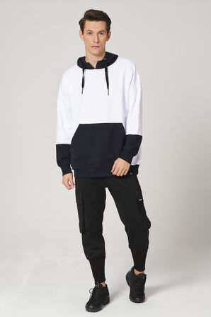 ALEXANDERGARDI KANGRU CEPLİ OVERSİZE SWEATSHİRT (UN-550801)
