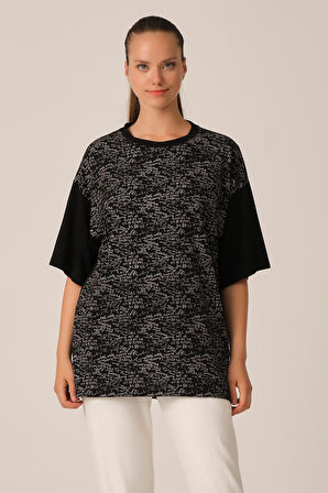 ALEXANDERGARDI BASKILI OVERSİZE T-SHİRT (UN-70417)