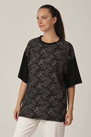 ALEXANDERGARDI BASKILI OVERSİZE T-SHİRT (UN-70417)