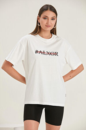 ALEXANDERGARDI BOYFRİEND BASKILI T-SHİRT (UN22-30200)