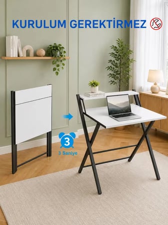 Dobo Çocuk Öğrenci Ders Masası  Katlanır Çalışma Masası