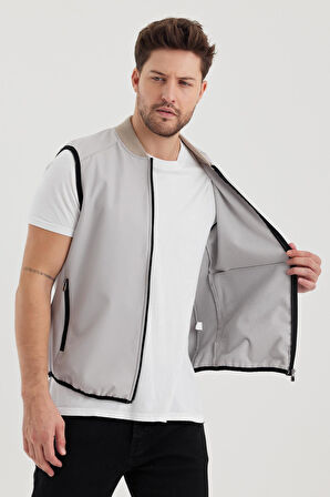 ALEXANDERGARDI DAR KESİM İÇİ POLAR SU İTİCİ SOFTSHELL KUMAŞ YELEK (UNI-YLK03)