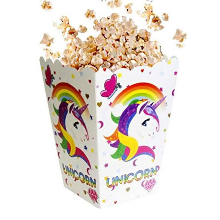 UNİCORN MISIR KUTUSU 8 ADET
