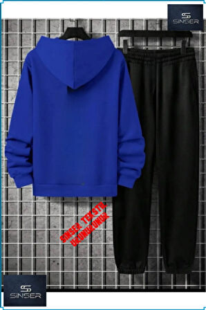 Kapşonlu Çocuk “UNISEX KELEBEK” Baskılı Eşofman Takımı