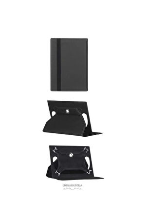 Ezcool X6  PC 10.1"  Universal Standlı 360° Dönebilen Tablet Kılıfı